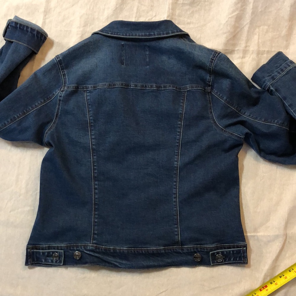 NINE WEST Jeans Denim Jacket sz L - Picture 6 of 9